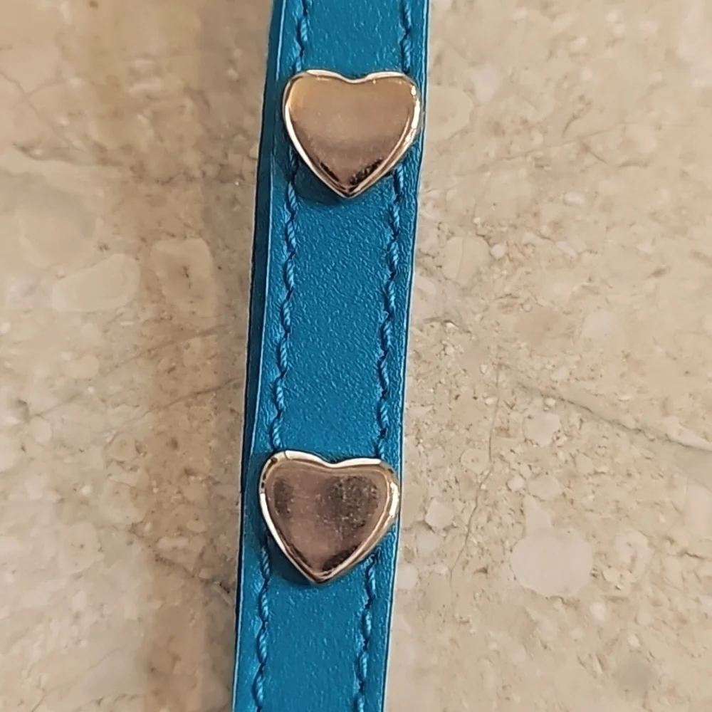 Ferla Turquoise And Silver Heart Keyring - OS